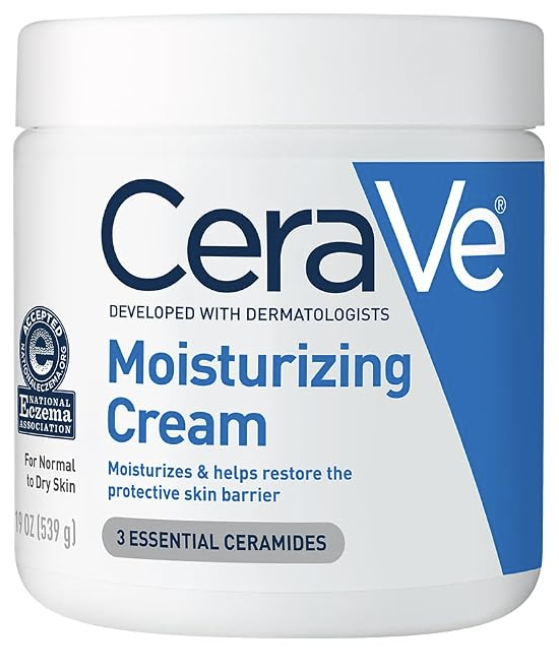 CeraVe Moisturizing Cream, Face & Body Moisturizer for Dry Skin, 19oz