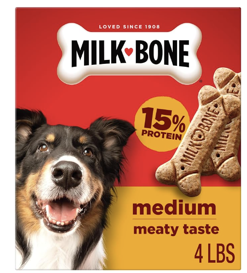 Milk-Bone Original Biscuits Medium Dog Treats, 4 Lb.